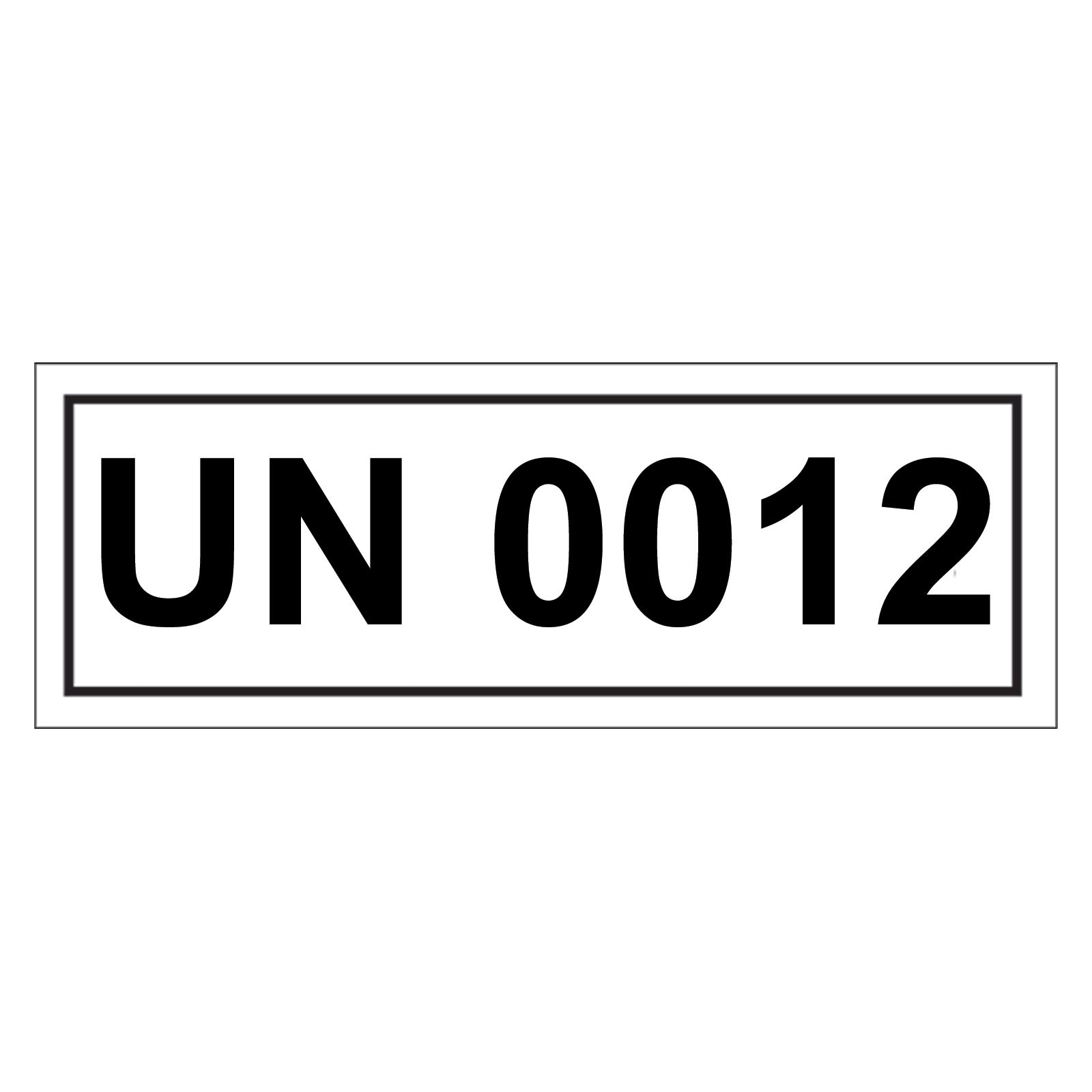 Gefahrnummer UN0012