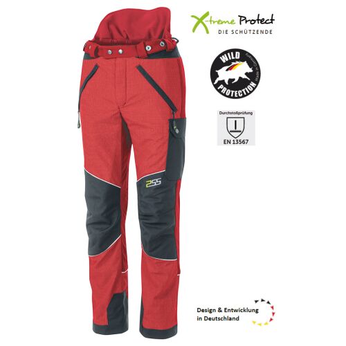 PSS X-treme Protect Sauenschutzhose Rot 44