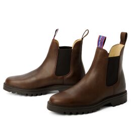 Blue Heeler Chelsea Boots Jackaroo Braun 45