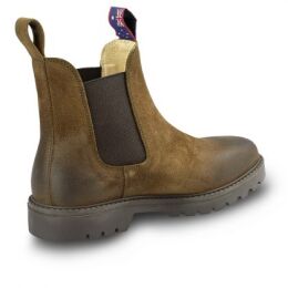 Blue Heeler Chelsea Boots Fraser Khaki Braun 42