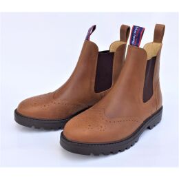 Blue Heeler Chelsea Boots Connor Cognac/Braun 43