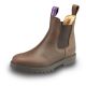 Blue Heeler Chelsea Boots Jackaroo mit Lammfell Braun 43