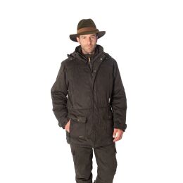 Hubertus Herren Jacke Schwarzwald Oliv/Braun 52