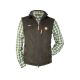 Hubertus Herren Weste Schwarzwald Oliv/Braun 62