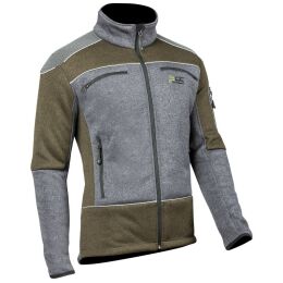 PSS X-Treme Arctic Faserstrickjacke Grau/Grün