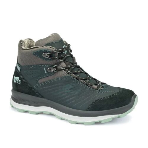Han Wag Damen Schuh Bluestrait ES Petrol/Mint 4 UK - 37 EU