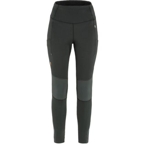 Fjällräven Damen Leggings Abisko Värm Trekking Tights Black-Iron Grey M