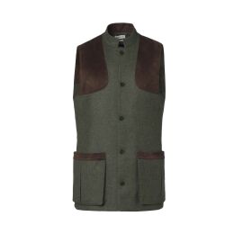 Chevalier Herren Schie&szlig;weste Henry Tweed Misty Green XL