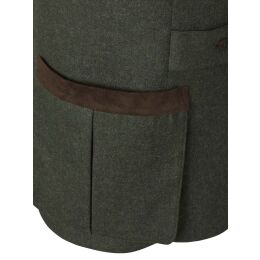 Chevalier Herren Schie&szlig;weste Henry Tweed Misty Green XL