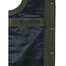 Chevalier Herren Schie&szlig;weste Henry Tweed Misty Green XL