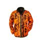 Hubertus Warn Wende-Fleecejacke PIRSCH Oliv/Neongelb XL