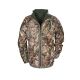 Hubertus Warn Wende-Fleecejacke PIRSCH Braun/Camo 6XL