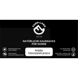 Farm-Land Hundesnack Trockenfleisch Pferd 100g