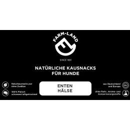 Farm-Land Hundesnack Enten-H&auml;lse 250g