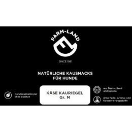 Farm-Land Hundesnack K&auml;se-Kauriegel L