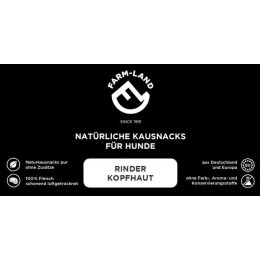 Farm-Land Hundesnack Rinder-Kopfhaut 1kg
