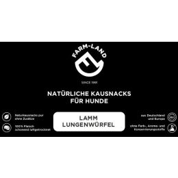 Farm-Land Hundesnack Lamm-Lungenw&uuml;rfel