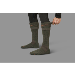 H&auml;rkila Socken Pro Hunter 2.0 lang Willow green/Shadow brown L - 43-45