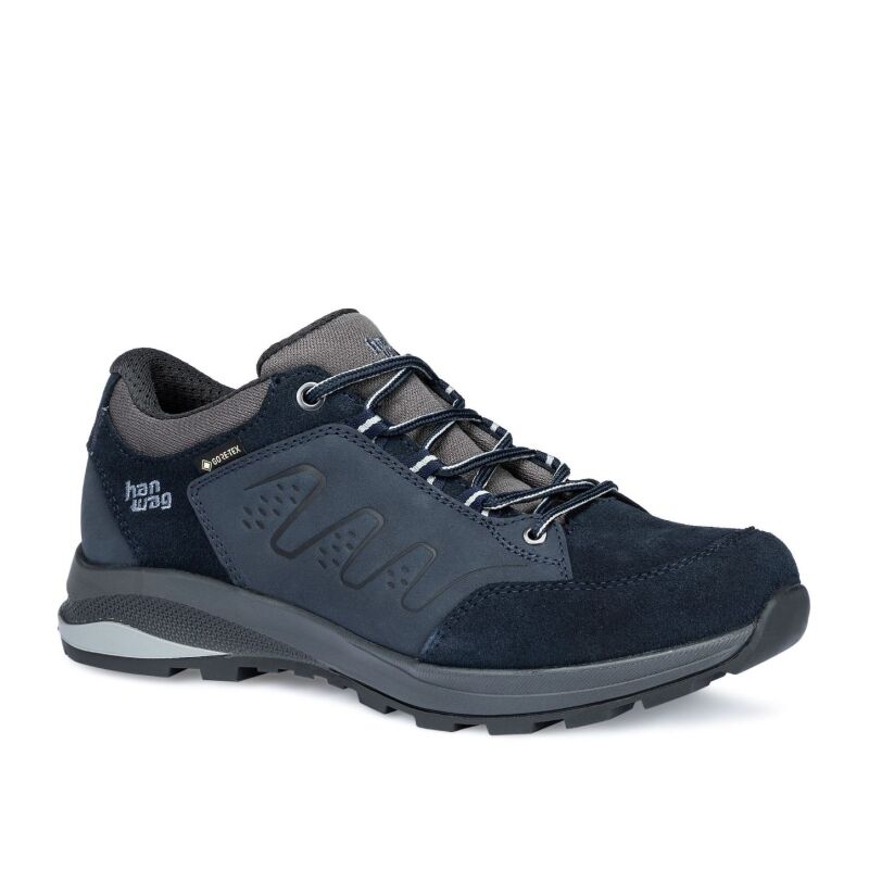 Han Wag Damen Schuh Torsby Low SF Extra GTX Navy/Asphalt UK 5 - EU 38,5