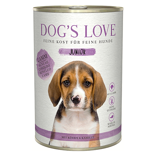 Dog`s Love Nassfutter Junior Lamm 200g