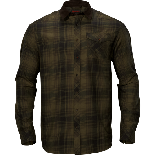 Härkila Herren Hemd Driven Hunt Olive green check