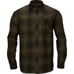 H&auml;rkila Herren Hemd Driven Hunt Olive green check