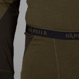 H&auml;rkila Herren Unterhose Base Warm Willow green/Shadow brown