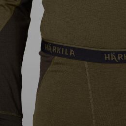 H&auml;rkila Herren Unterhose Base Warm Willow green/Shadow brown 4XL
