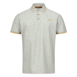 Blaser Herren Polo Shirt 22 Grau Melange