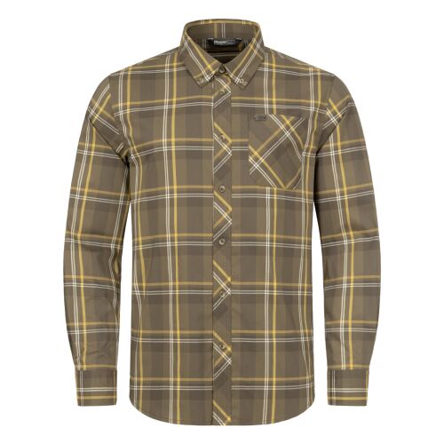 Blaser Herren Hemd Stretch Harald Braun kariert S
