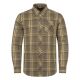 Blaser Herren Hemd Stretch Harald Braun kariert S