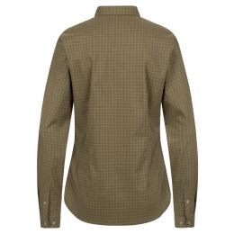 Blaser Damen Bluse Stretch Sergia Dunkeloliv Kariert 36