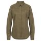 Blaser Damen Bluse Stretch Sergia Dunkeloliv Kariert 36
