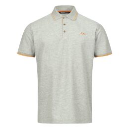 Blaser Herren Polo Shirt 22 Grau Melange 3XL