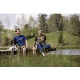 Blaser Herren T-Shirt Allg&auml;u Mountain Dunkeloliv L