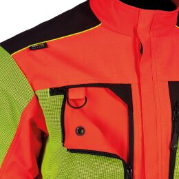 PSS X-treme Herren Sauenschutzjacke Protect Neonrot/Gelb 4XL
