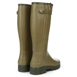 Le Chameu Herren Gummistiefel Chasseur mit Neporenfutter Vert Vierzon