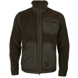 H&auml;rkila Herren Teddy Fleecejacke Rurik Shadow Grey/Willow Green L
