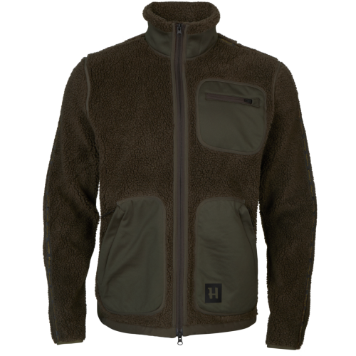 Härkila Herren Teddy Fleecejacke Rurik Shadow Grey/Willow Green XL