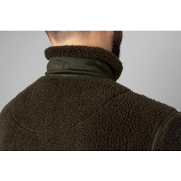H&auml;rkila Herren Teddy Fleecejacke Rurik Shadow Grey/Willow Green XL