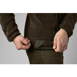 H&auml;rkila Herren Teddy Fleecejacke Rurik Shadow Grey/Willow Green XL