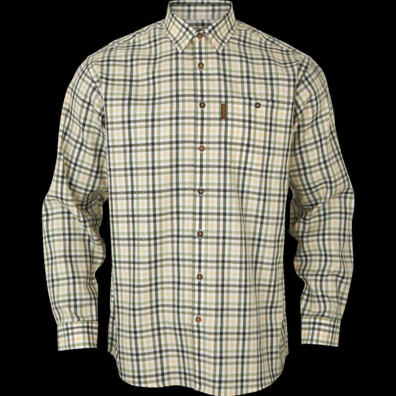 Hrkila Herren Hemd Milford Beech Green check XXL
