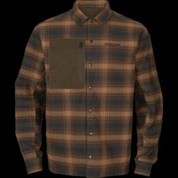 Hrkila Herren Reversible Hemdjacke Eirik Willow Green/Burgundy XL