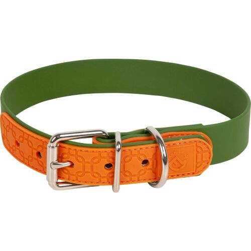 Farm-Land Halsband Oliv/Orange