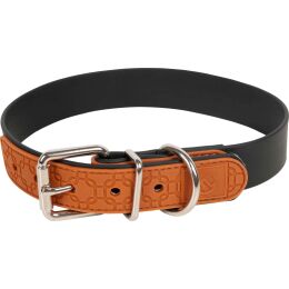 Farm-Land Halsband Schwarz/Braun 55