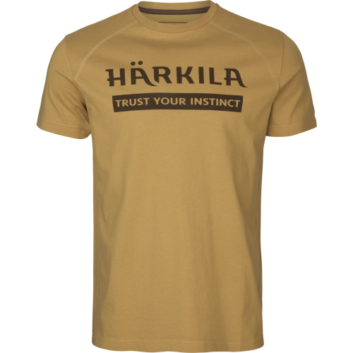 Härkila Herren Logo T-Shirt 2er-Pack Antique Sand/Dark Olive