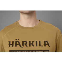 H&auml;rkila Herren Logo T-Shirt 2er-Pack Antique Sand/Dark Olive
