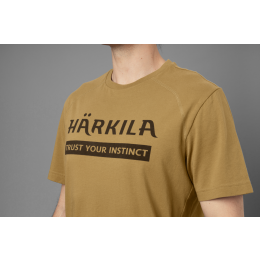 H&auml;rkila Herren Logo T-Shirt 2er-Pack Antique Sand/Dark Olive