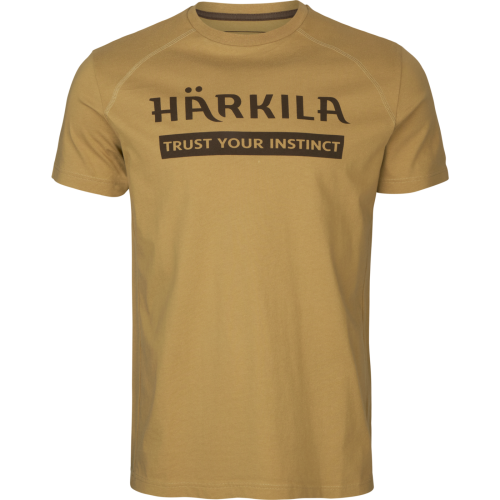 Härkila Herren Logo T-Shirt 2er-Pack Antique Sand/Dark Olive S