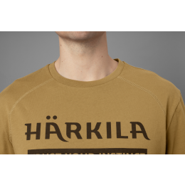H&auml;rkila Herren Logo T-Shirt 2er-Pack Antique Sand/Dark Olive S